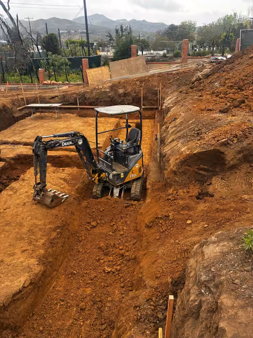 Trench grid taking shape
